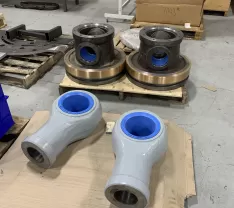 Thorplas-Blue cylinder attachment bearing