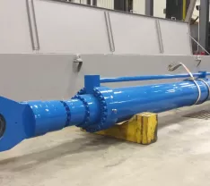 Residue press cylinder