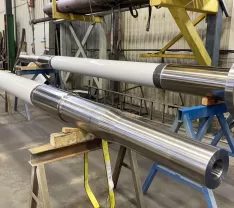 Propeller shaft with Thorshield Shaft coating System