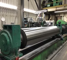 Cylindrical surface grinding 60” x 168” long